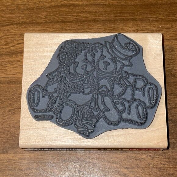 Stampendous Rubber Stamps 1998 Robbie And Rachel Wed TV001 Cherished Teddies - Picture 9 of 12